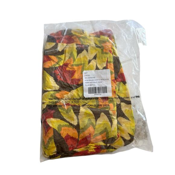 FARM RIO X ANTHROPOLOGIE FRUIT PRINT HALTER JUMPSUIT NWT SIZE LARGE - Picture 10 of 11